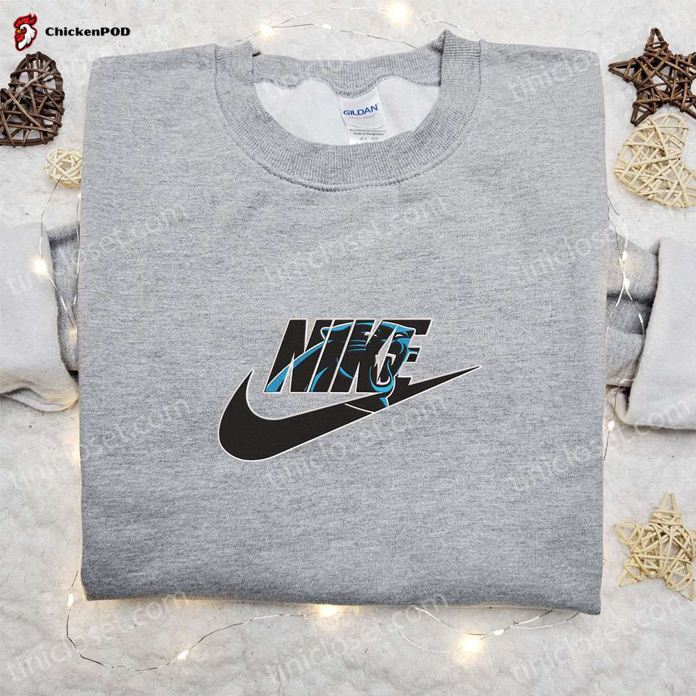 Carolina Panthers x Nike Embroidered Shirt & Hoodie: Top Fandom Gift Ideas for NFL Sports Enthusiasts