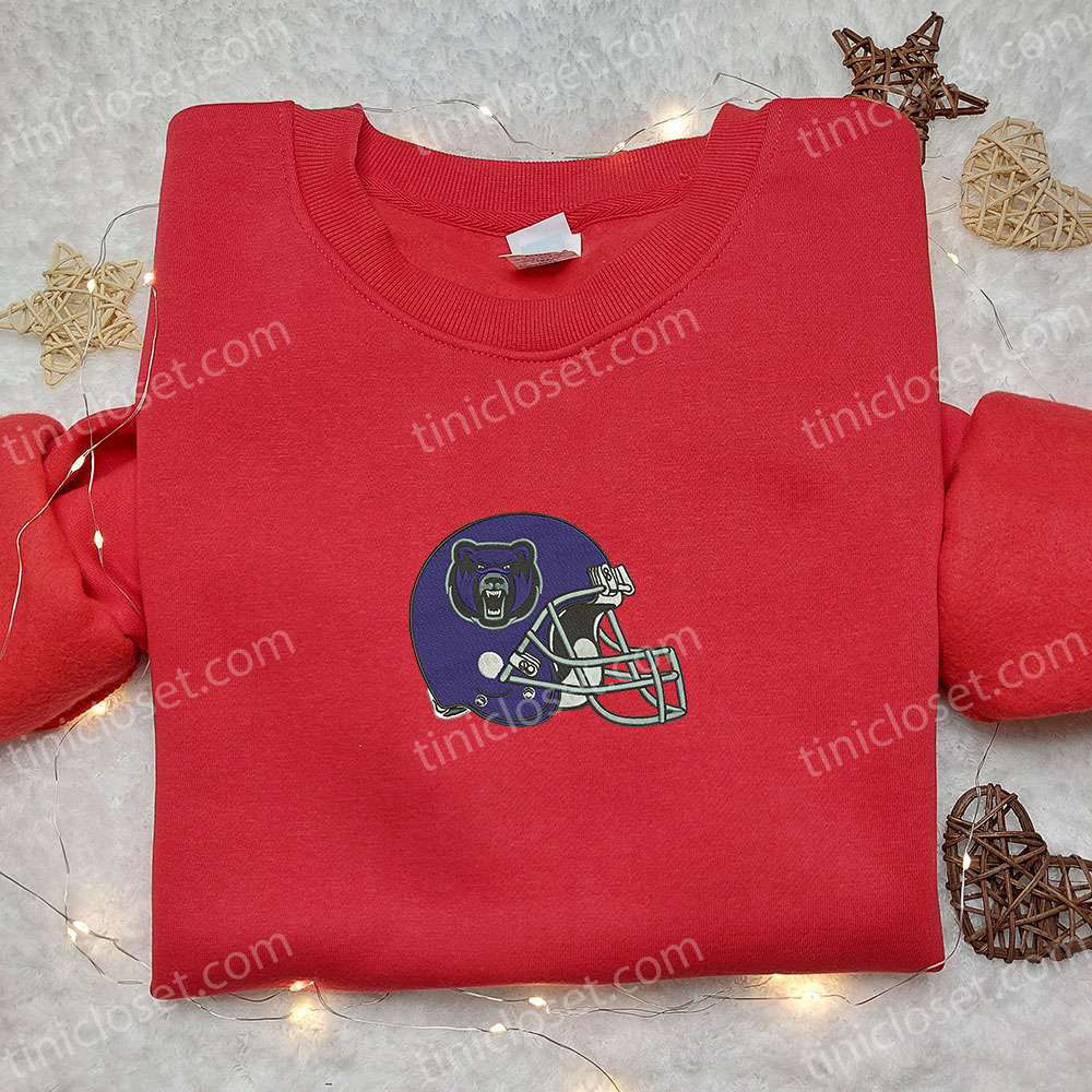 Central Arkansas Bears Helmet Embroidered Shirt & NCAA Sports Hoodie: The Best Gift Idea for Fans!