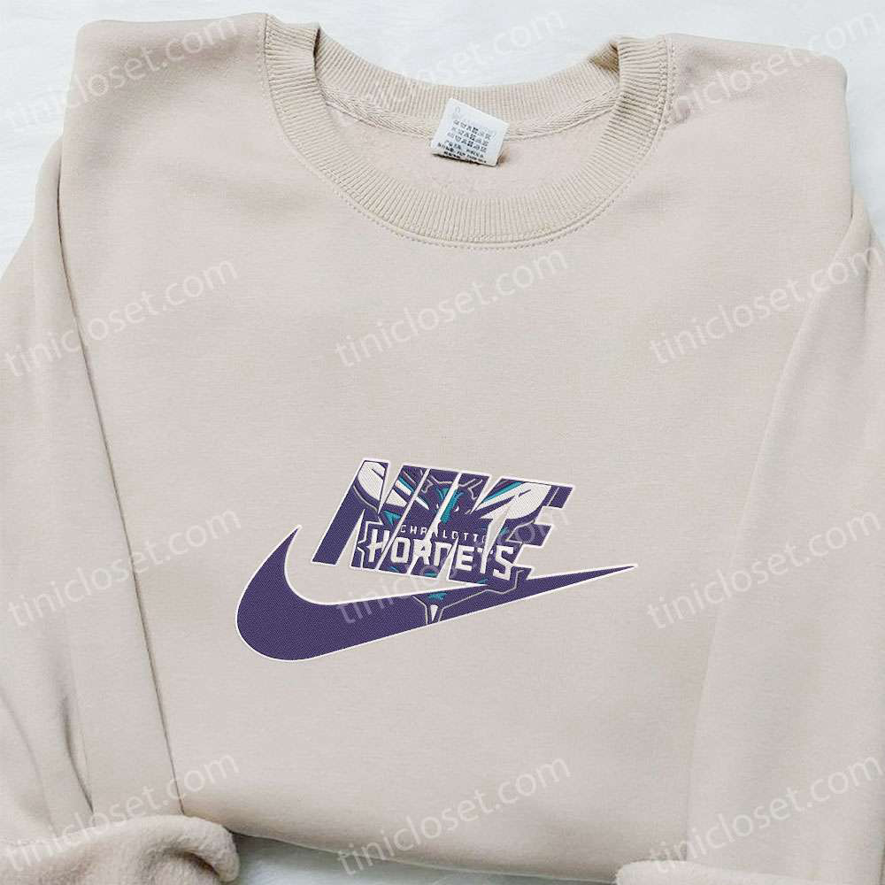 Charlotte Hornets x Nike Embroidered Shirt & NBA Sports Hoodie: Top Fandom Gift Ideas