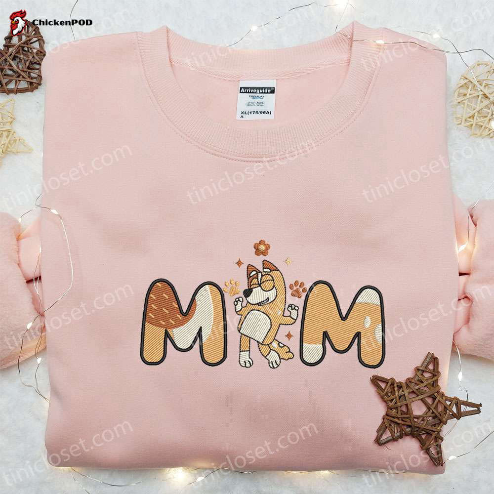 Disney Mom Minnie Mouse Embroidered Shirt & Hoodie: Best Mother’s Day Gift with Disney Characters