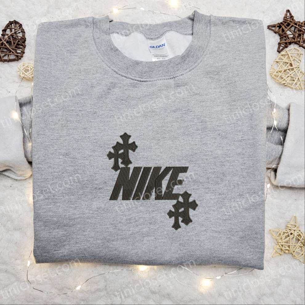 Christian Cross x Nike Embroidered Shirt & Thanksgiving Hoodie: Best Christmas Gift Idea