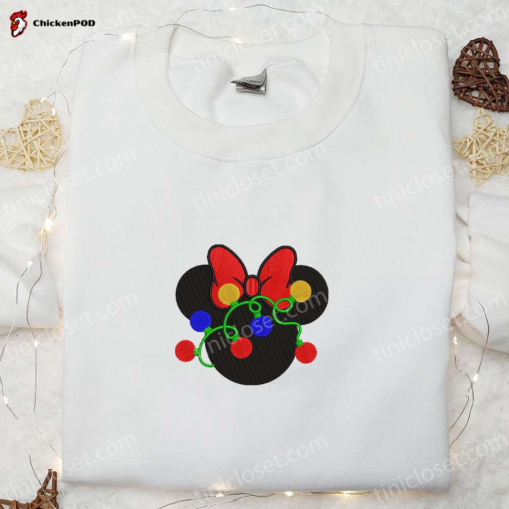 Adorable Christmas Embroidered Hoodie & T-shirt Set: Mini Gnomes – Perfect Kids Gift Ideas