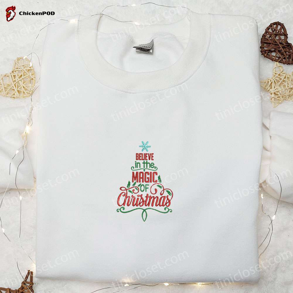 Adorable Christmas Embroidered Hoodie & T-shirt Set: Mini Gnomes – Perfect Kids Gift Ideas