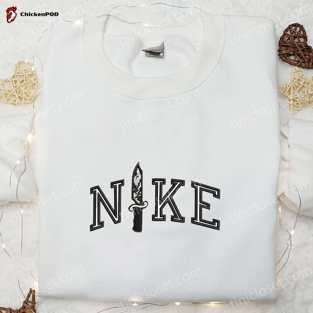 Chibi Toothless x Nike Embroidered Shirt How to Train Your Dragon Cartoon Hoodie – Nike Inspired Sweatshirt