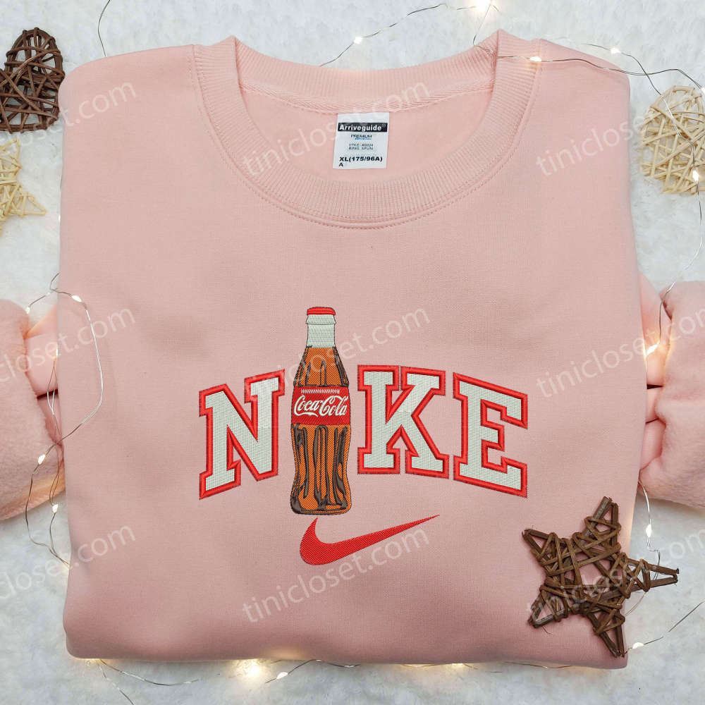 Coca Cola x Nike Embroidered Shirt – Brand Collaboration for Customized Style