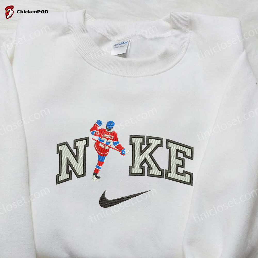 Exclusive Cole Caufield x Nike Embroidered Shirt – NFL Sport & Custom Options Available