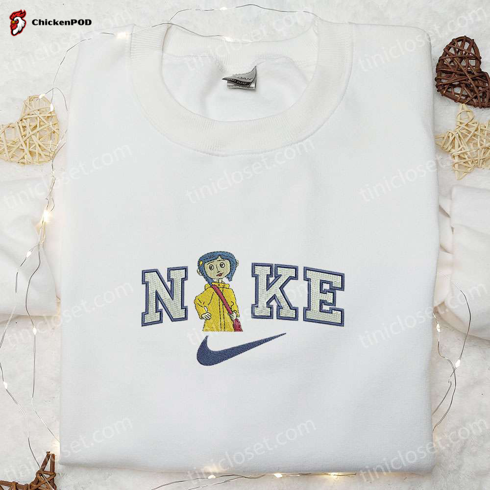 Coraline x Nike Embroidered Shirt & Cartoon Hoodie: Top Family Gift Ideas