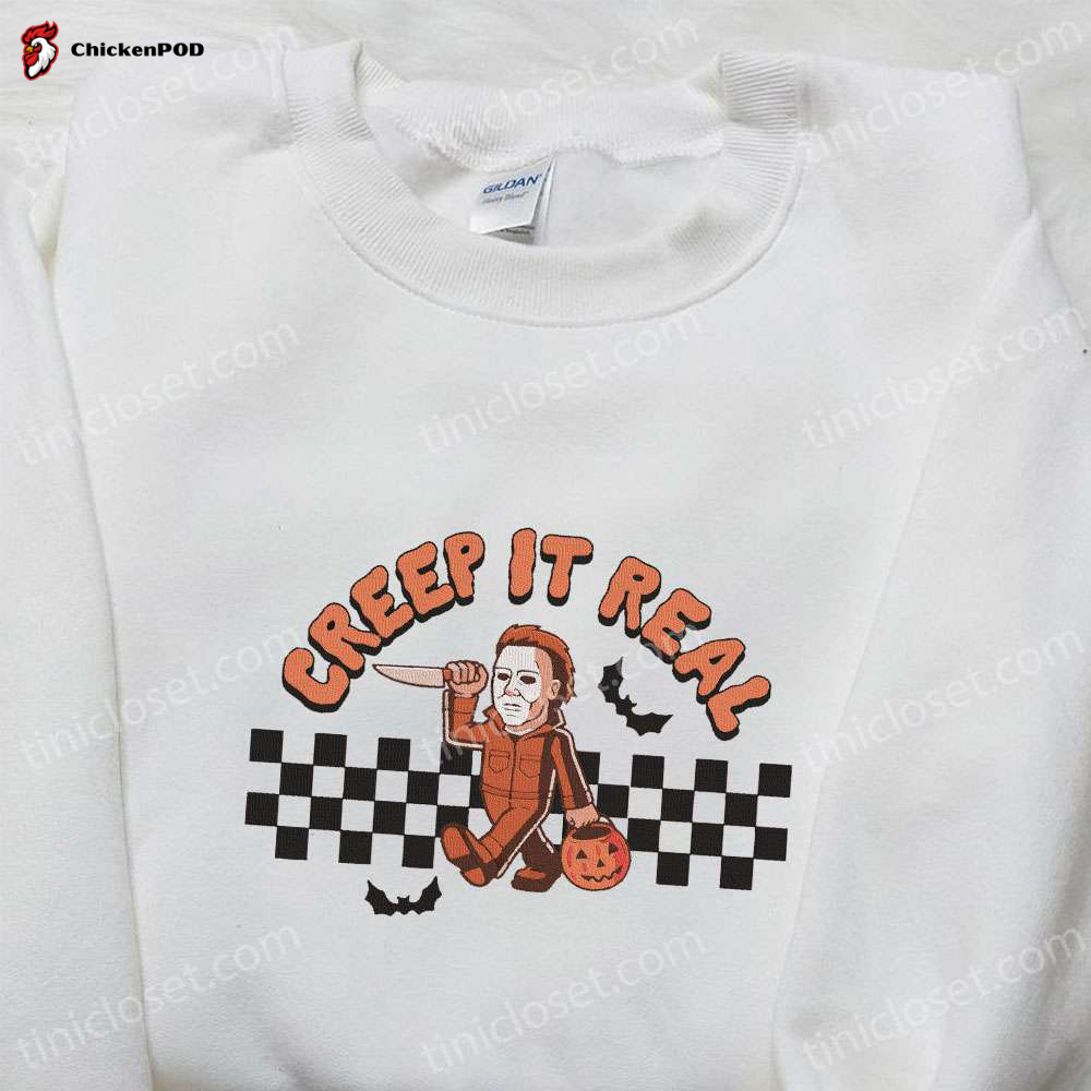 Chibi Pennywise Embroidered Shirt & Spooky Halloween Hoodie: Funny & Est 1986 Design