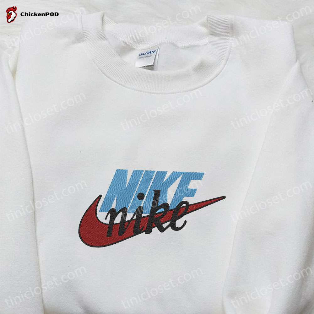 Personalized Nike Shirt: Embroidered Sweatshirt Gift for Family