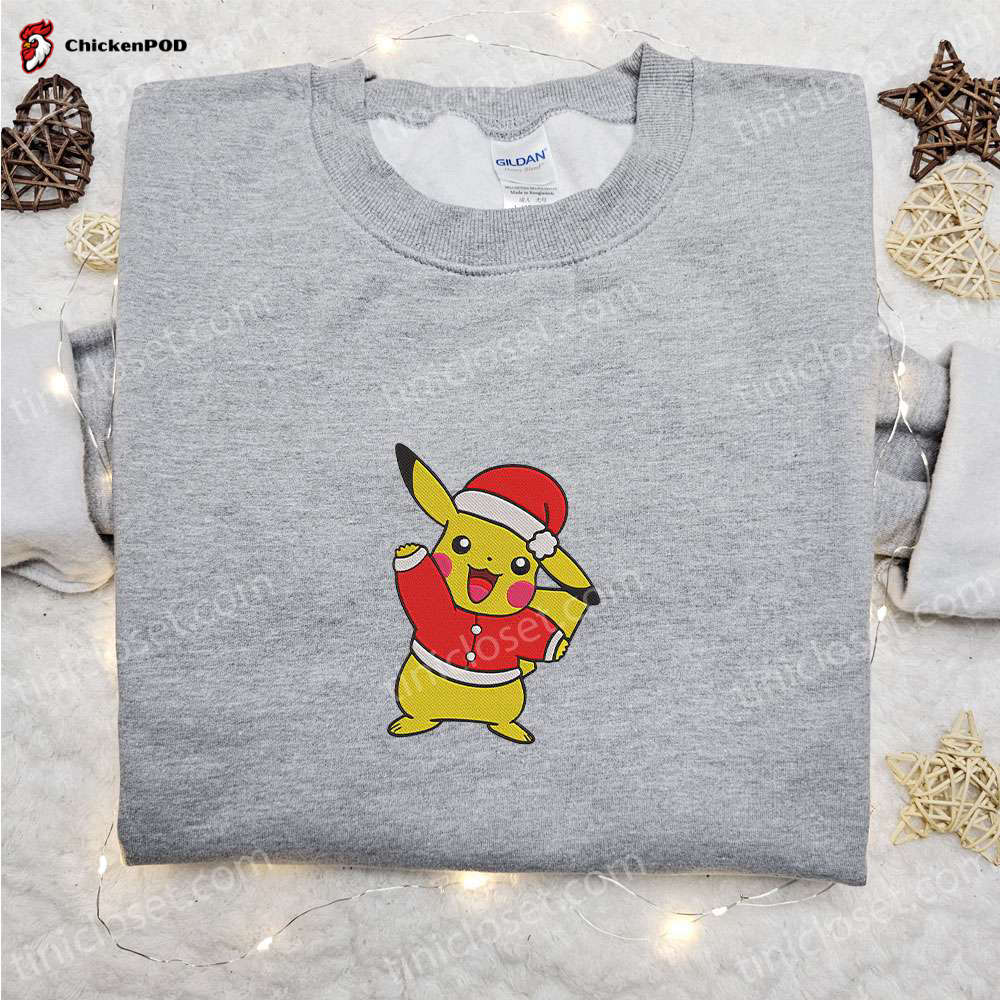 Cute Gnome with Gift Embroidered T-Shirt: Best Christmas Gift Ideas for Family