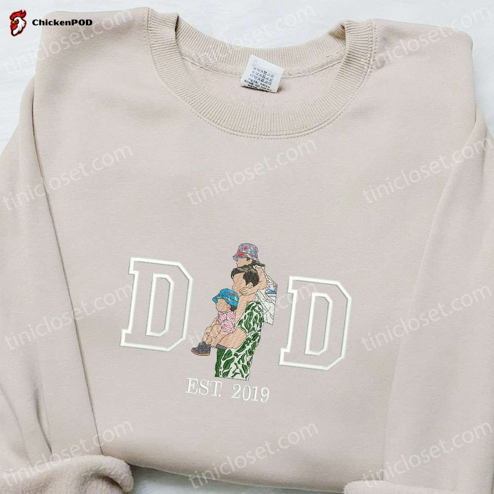 Dad and Daughter Father s Day Embroidered Shirt – Celebrate the Bond with this Special Gift!