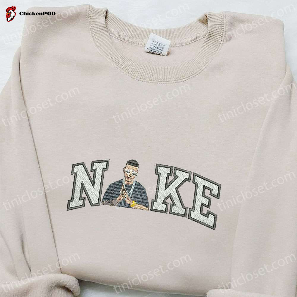 Daddy Yakee x Nike Embroidered Sweatshirt: Celebrity Shirt Custom T-shirt