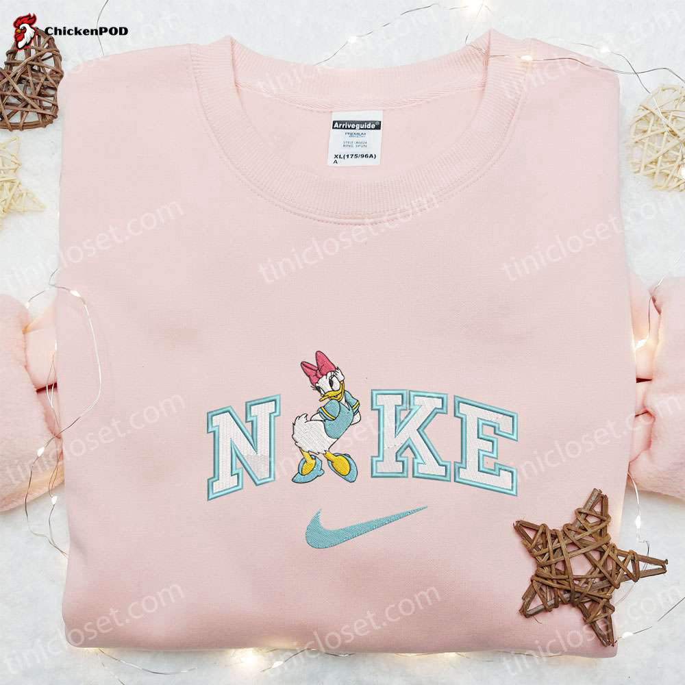 Daisy Duck Pirate x Nike Embroidered Shirt: Disney Characters Shirt & Cartoon Hoodie