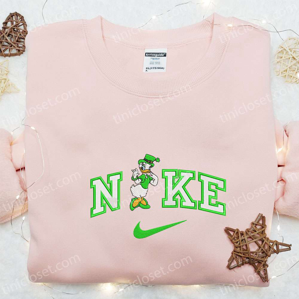 Daisy Duck St Patrick x Nike Embroidered Shirt – Disney Characters Shirt & Hoodie for Saint Patrick’s Day