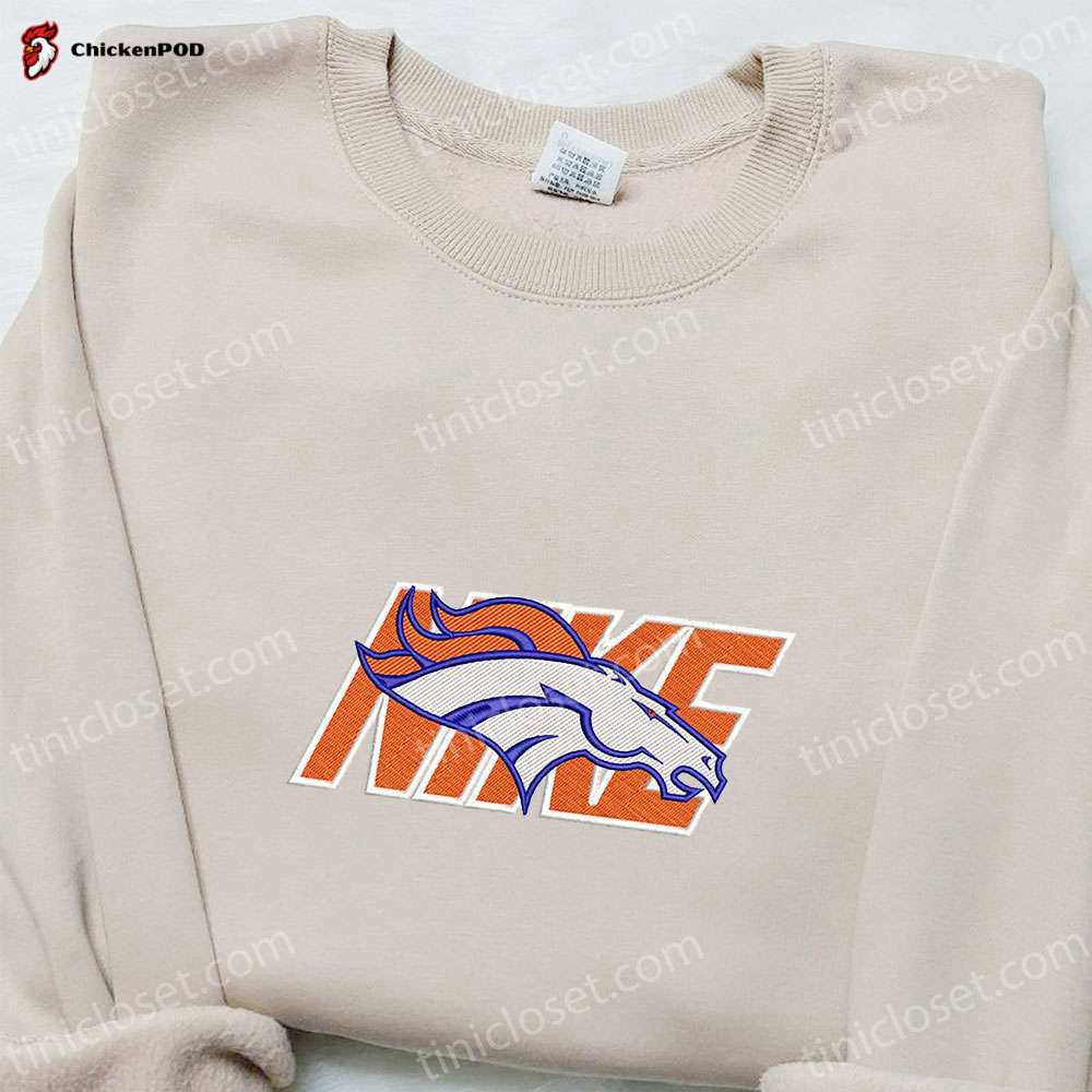 Denver Broncos x Nike Embroidered Shirt & Hoodie: Best NFL Sports Gift Ideas