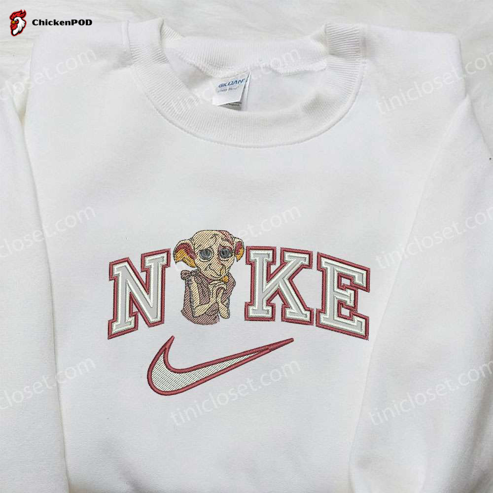 Custom Nike Dog Smile Embroidered Shirt: Animal-Inspired Style