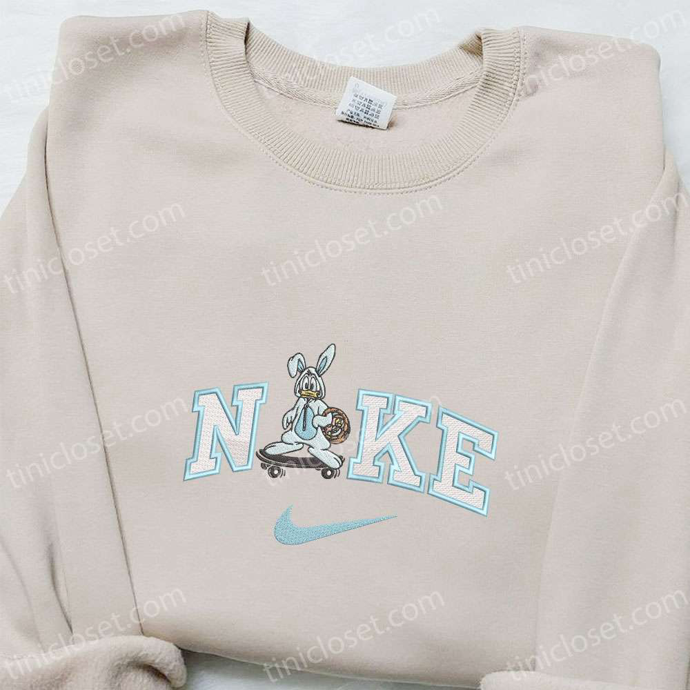 Disney Donald Duck Easter x Nike Embroidered Shirt & Hoodie: Perfect Thanksgiving Day Gift Ideas