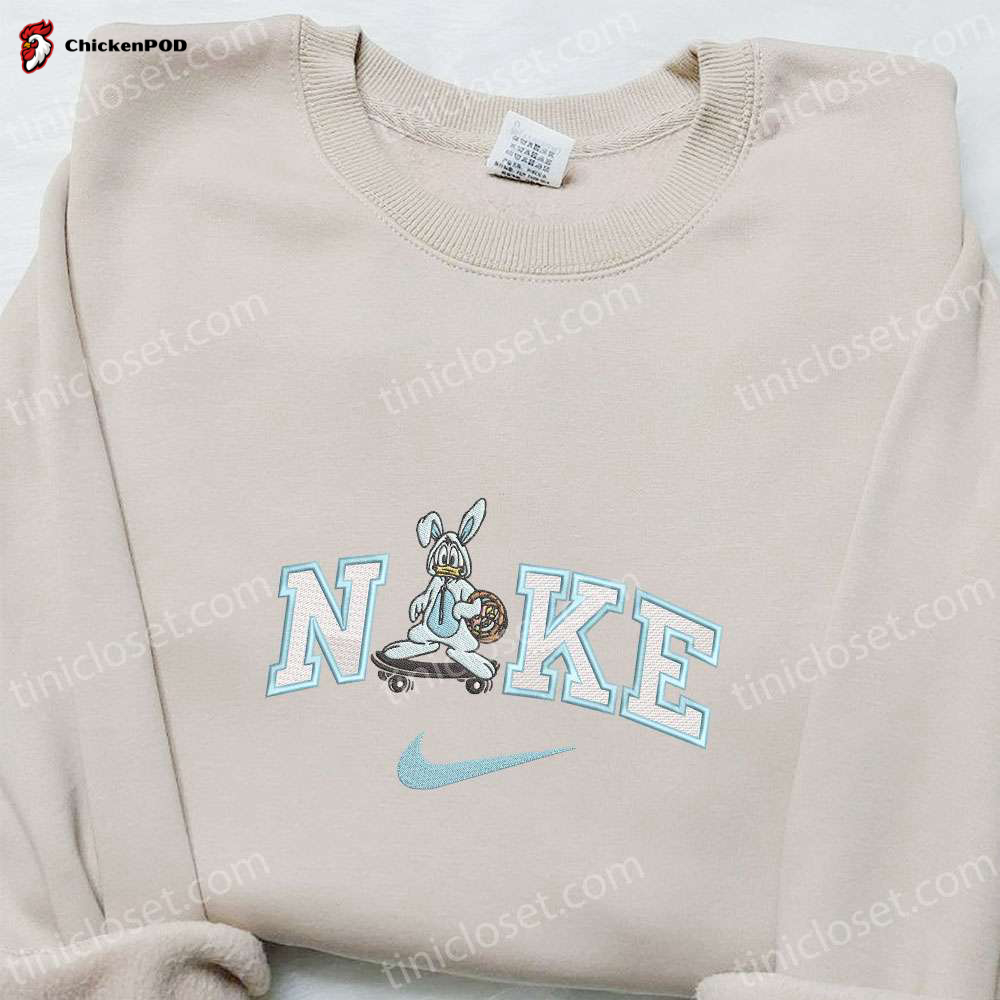 Disney Donald Duck Easter x Nike Embroidered Shirt & Hoodie: Perfect Thanksgiving Day Gift Ideas