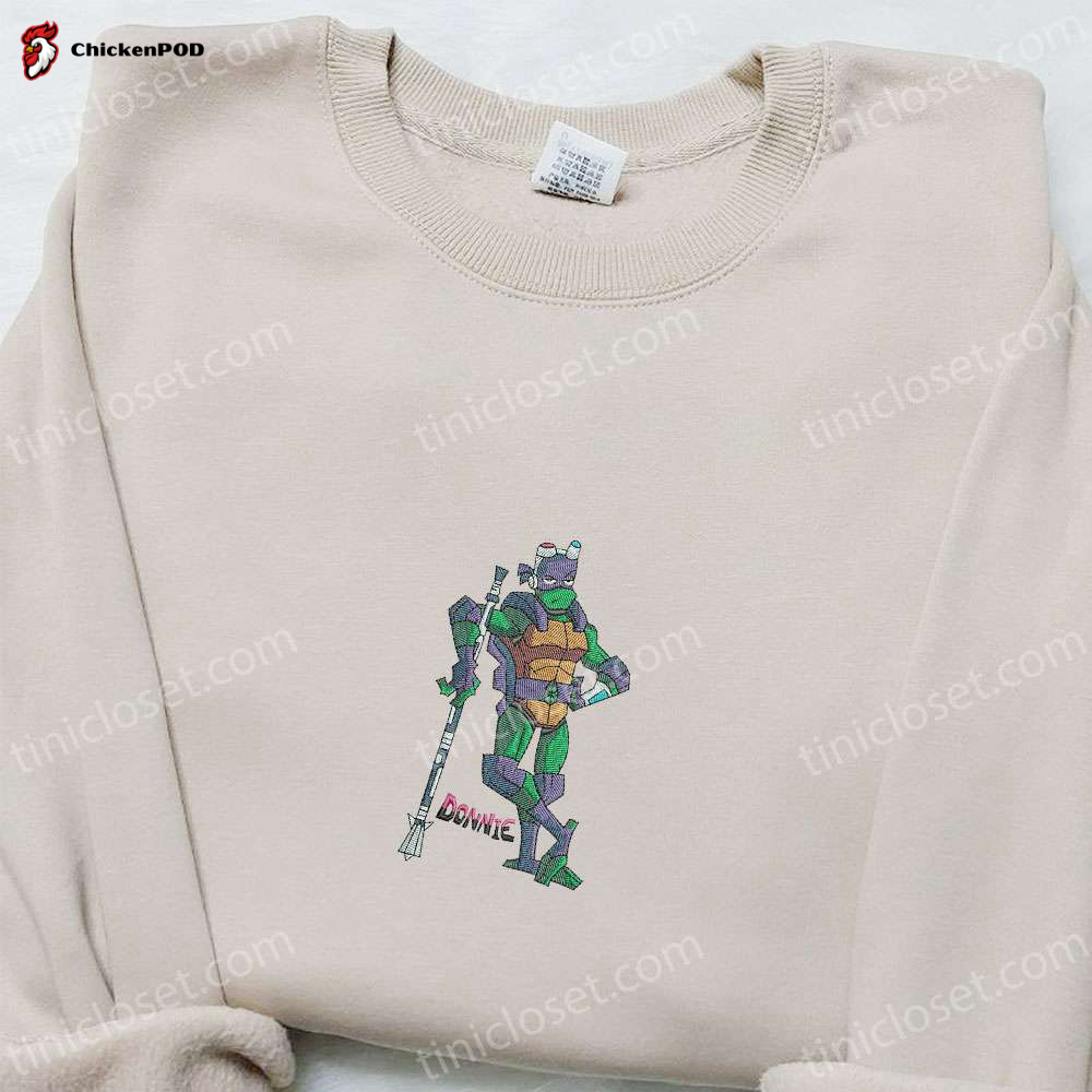 Get Your Donnie Ninja Turtles Embroidered Shirt – Exclusive Design for Fans!