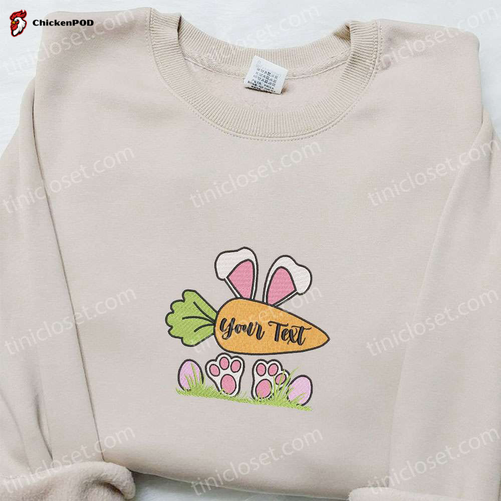 Personalized Easter Bunny Carrot Shirt & Custom Name Hoodie – Unique Thanksgiving Day Gift Ideas