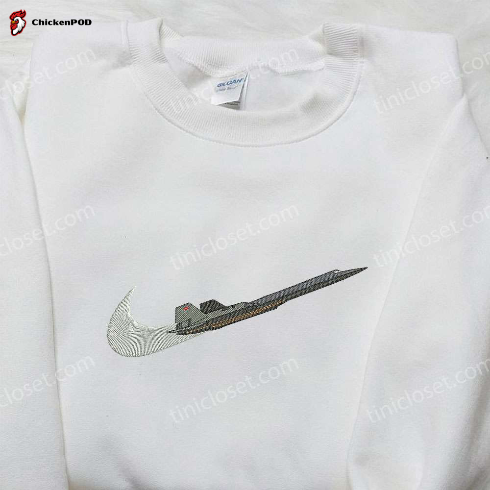 Fighter Aircraft x Nike Embroidered Shirt – Stylish Nike Inspired Family Gift Ideas