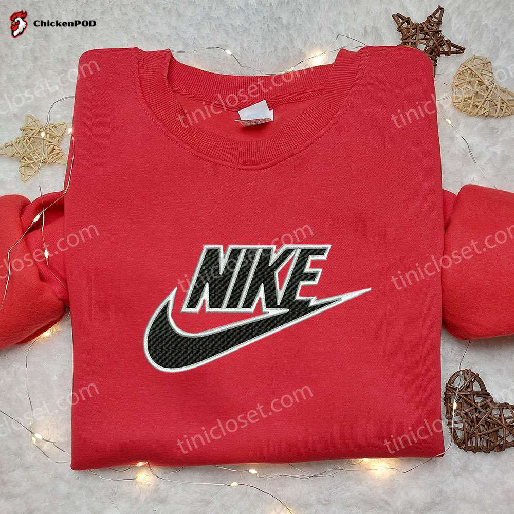 Unique Fill x Nike Embroidered Shirt: Perfect Gift for Daughter Customized Nike Apparel