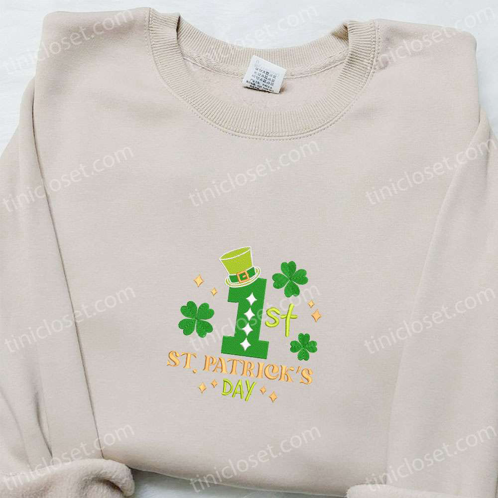 Saint Patrick s Day Embroidered Shirt & Birthday Hoodie: Top Holiday Gift Ideas