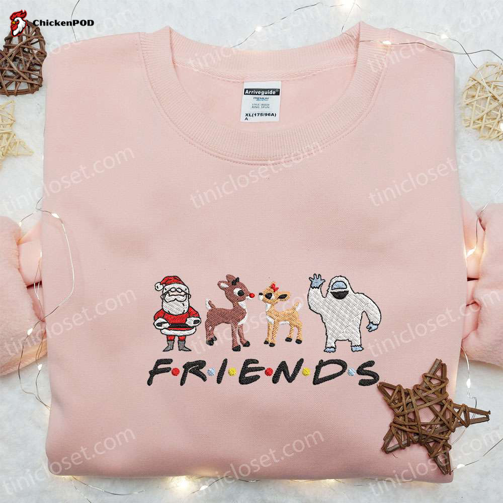 Funny Llama Christmas Embroidered Sweatshirt & Hoodie – Best Gift Ideas for Animal Lovers