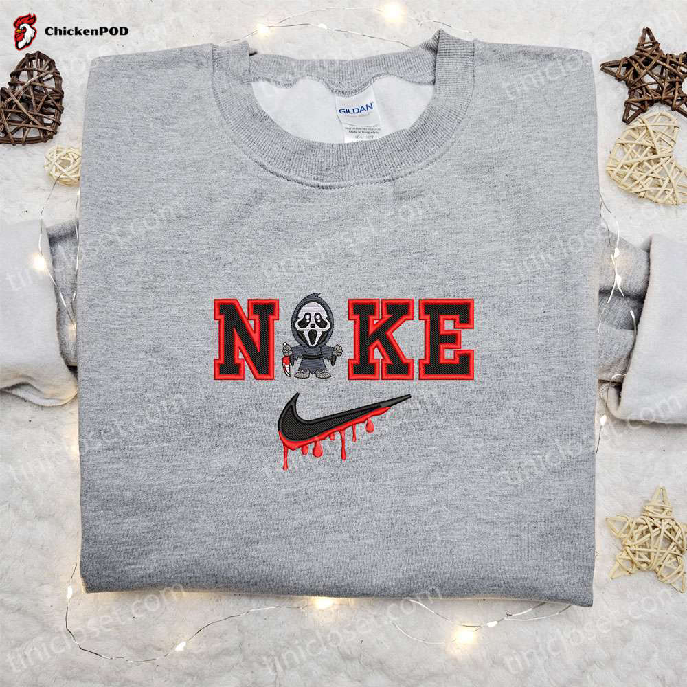 Grinch Snow x Nike Embroidered Shirt & Christmas Sweatshirt – Perfect Family Gifts