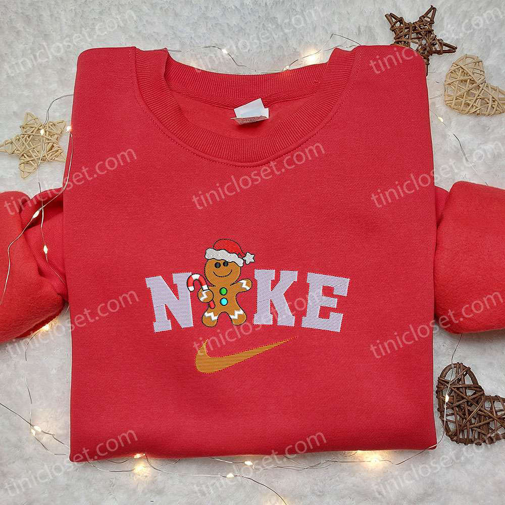 Gingerbread x Nike Embroidered Tshirt: Best Nike Inspired Christmas Gift Ideas