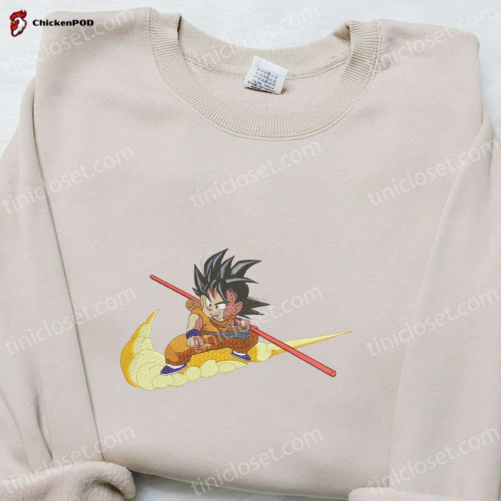 Goku Dragon Balls Anime Embroidered Shirt: Stylish and Authentic Power Boost for Anime Fans!