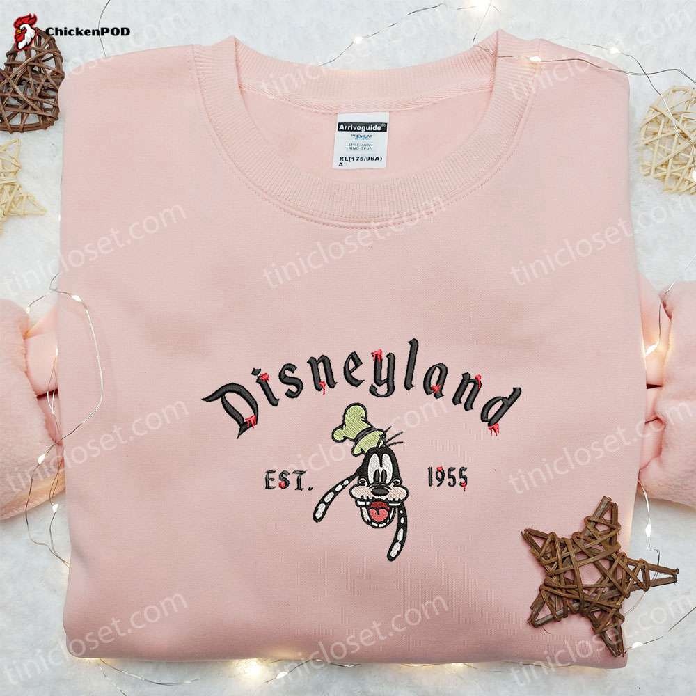 Goofy Disneyland Est 1955 Embroidered Shirt Disney Halloween Costume T-Shirt Ideas