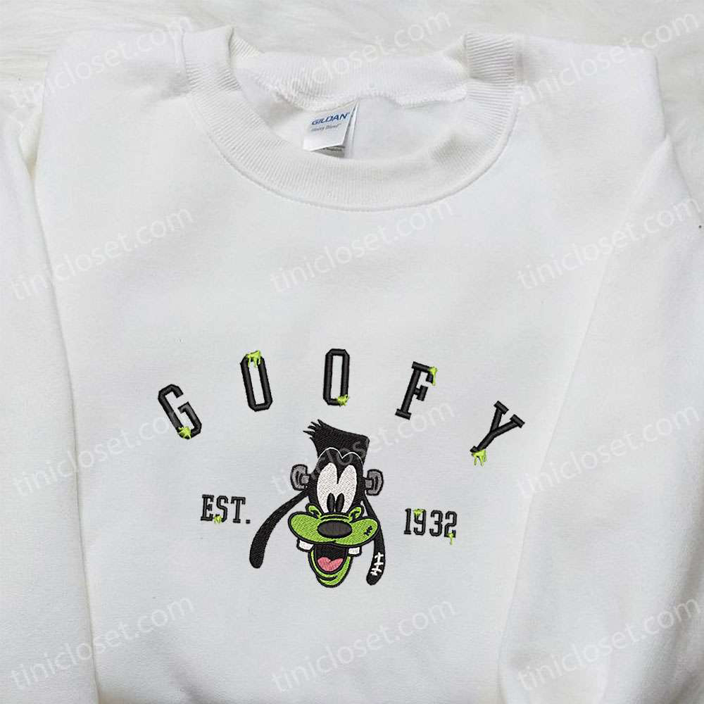 Spooky Disney Halloween Shirts: Goofy Est 1932 Embroidered & More – Perfect for Halloween T-shirts!