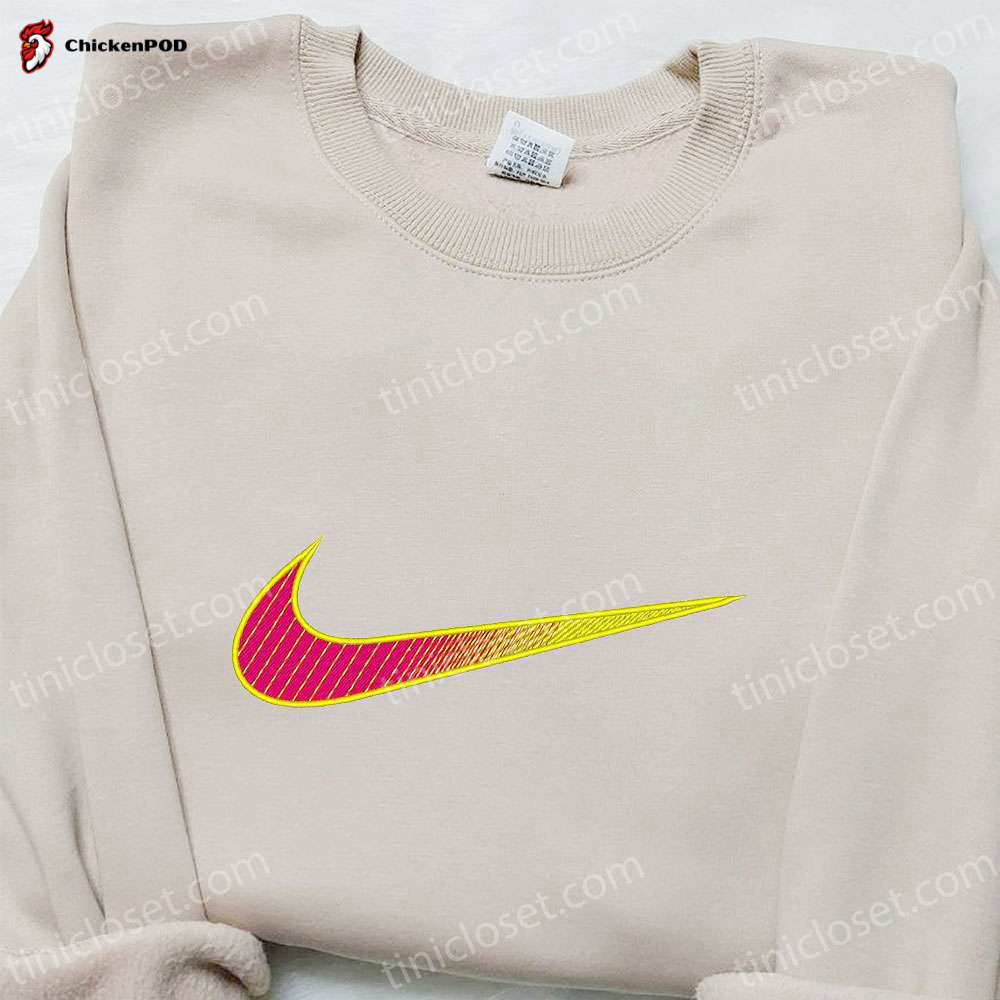 Gradient x Nike Embroidered Sweatshirt: Custom Shirt Best Family Gift Ideas