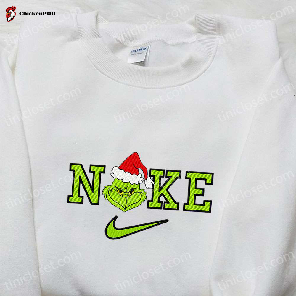 Grinch Christmas x Nike Movie Sweatshirt: Best Gift Idea with Nike-Inspired Embroidery