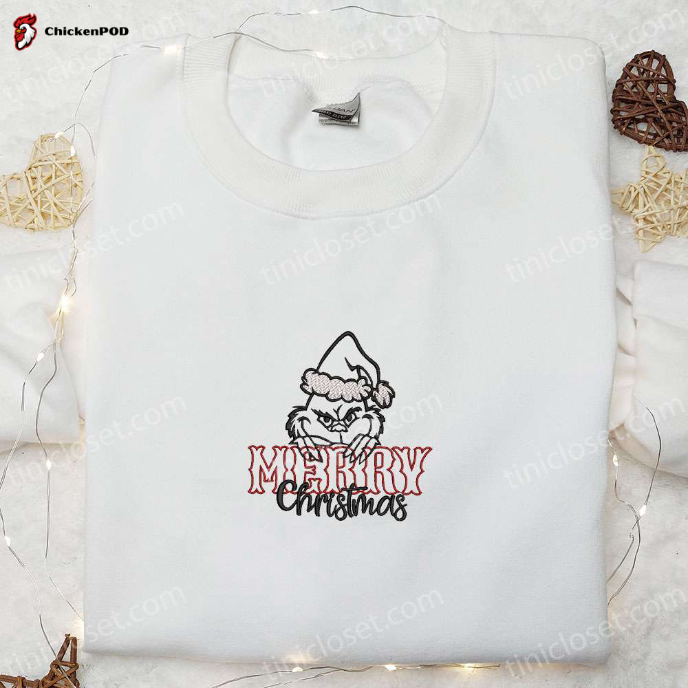 Grinch Baby Stole Christmas Shirt & Hoodie: Best Family Gifts Embroidered & Festive