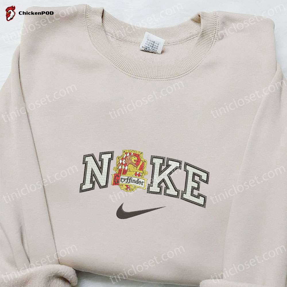 Coraline x Nike Embroidered Shirt & Cartoon Hoodie: Perfect Family Gifts with Cartoon Embroidery