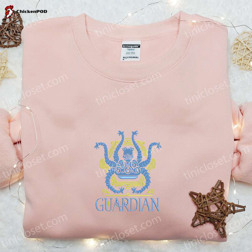 Guardian Zelda Embroidered Sweatshirt: Best Video Game Characters Hoodie Perfect Family Gifts