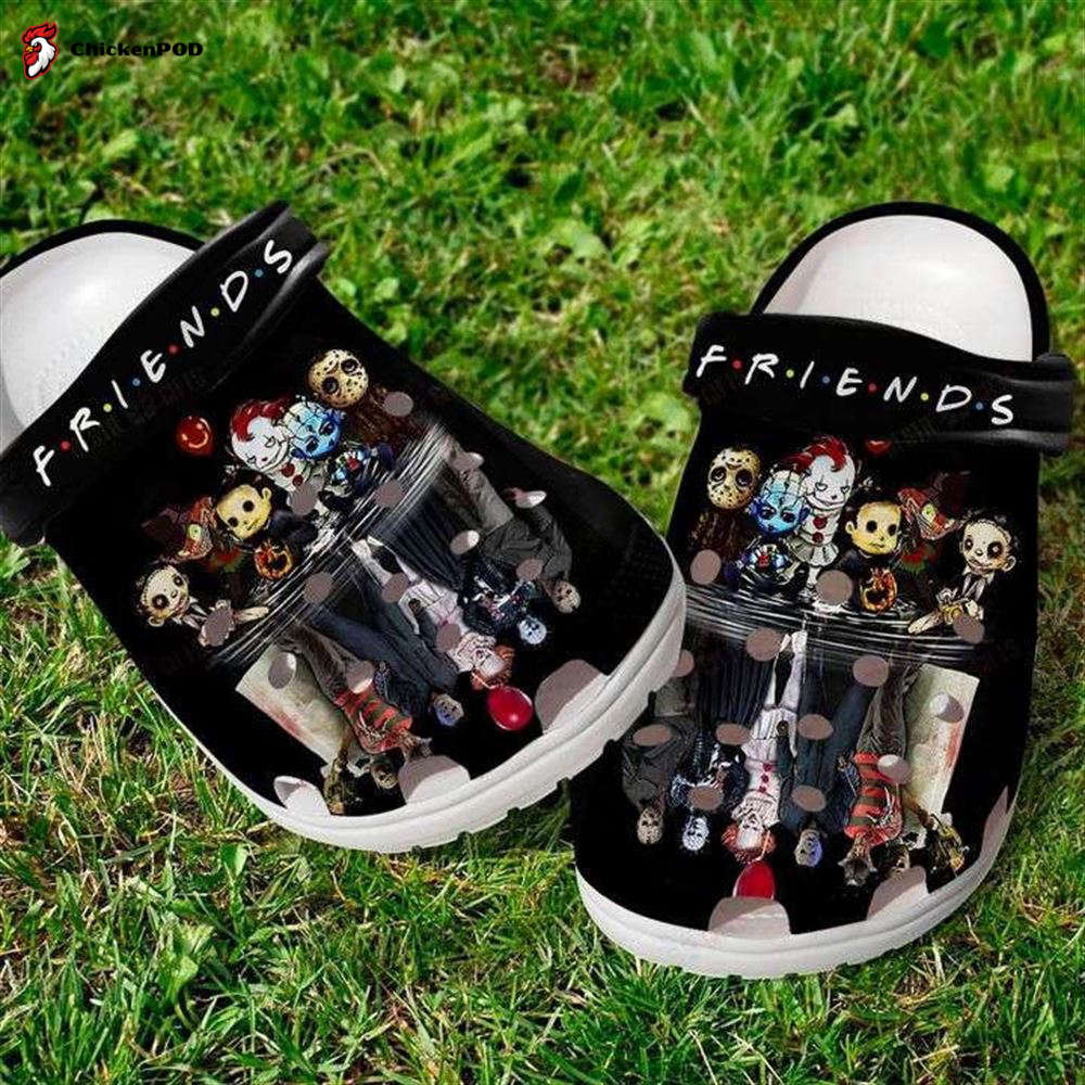 Halloween Friends Horror Movie Characters Crocband Clogs