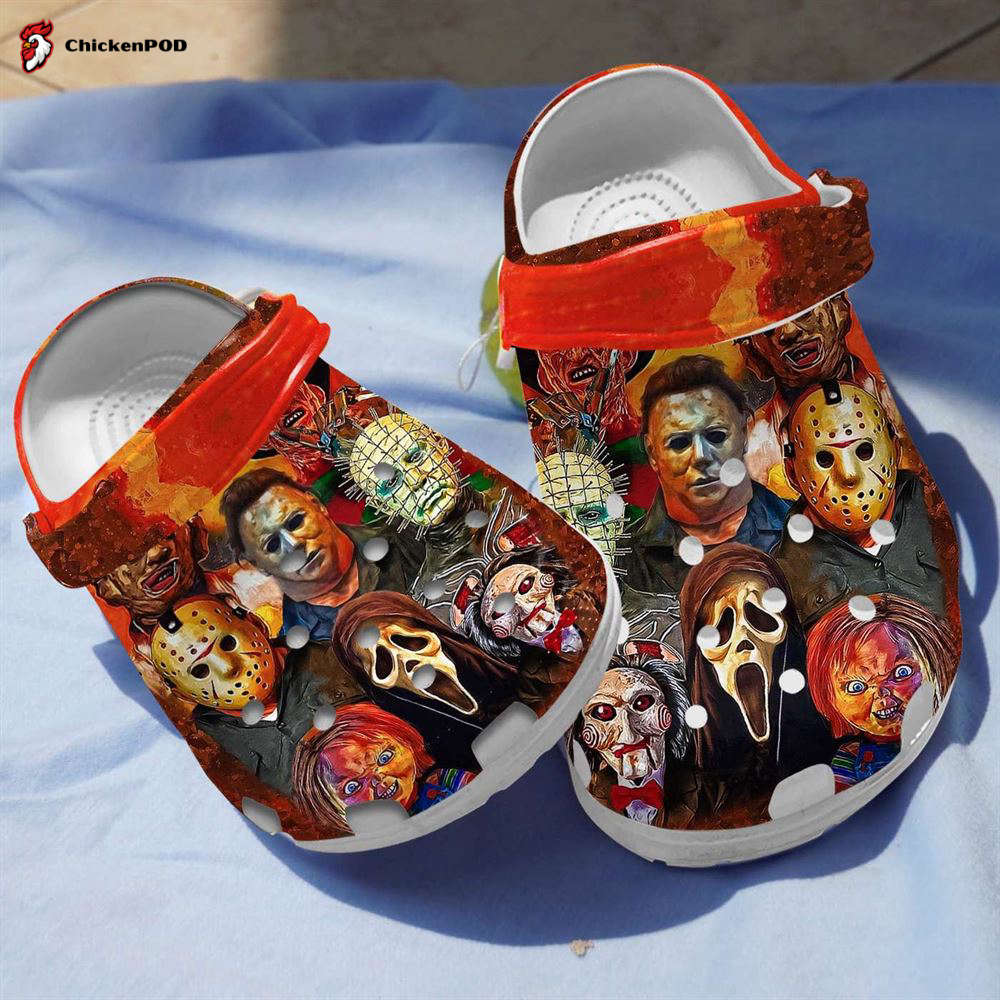 Halloween Horror Character Friends Shows Crocband Clogs