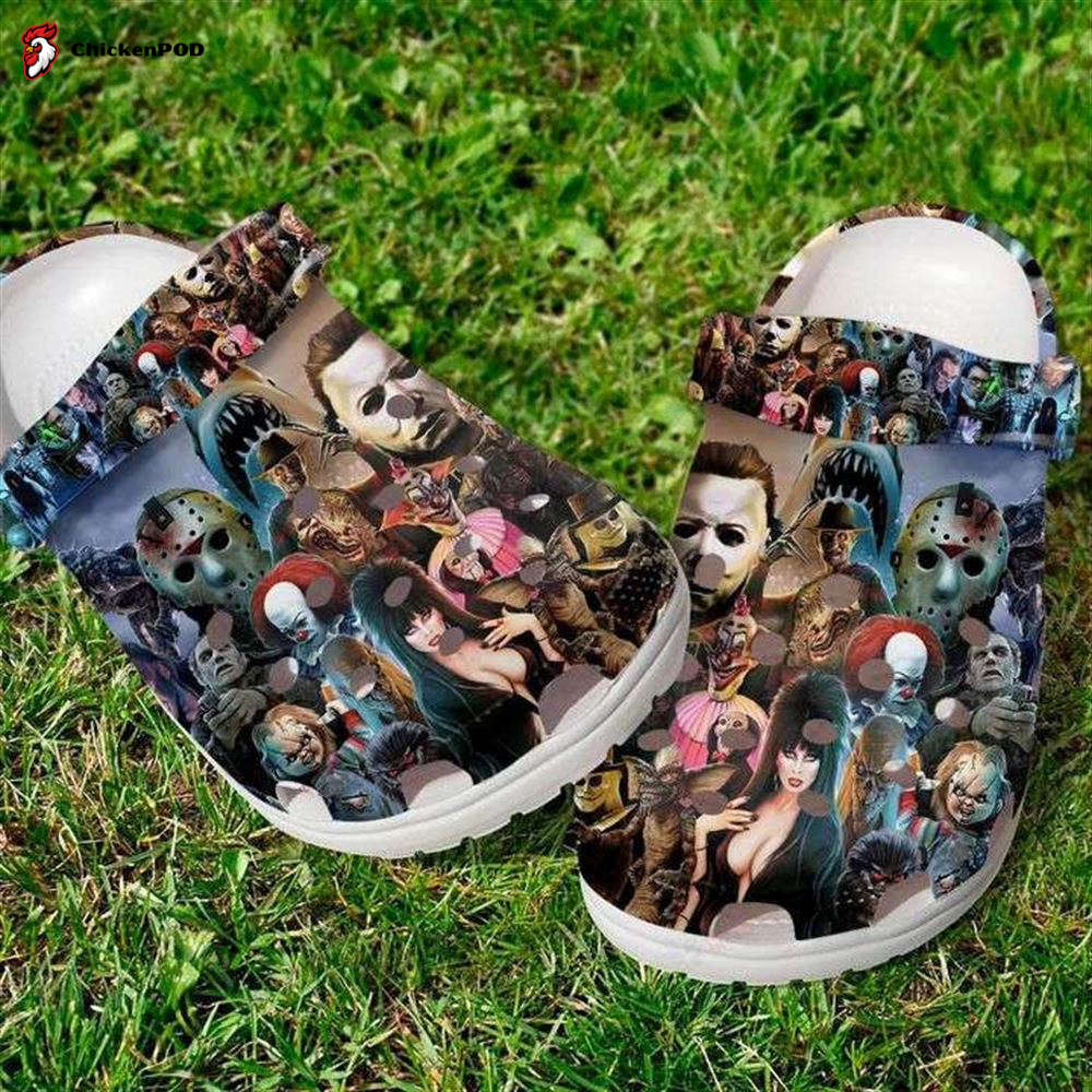 Halloween Horror Movie Characters Crocband Clogs