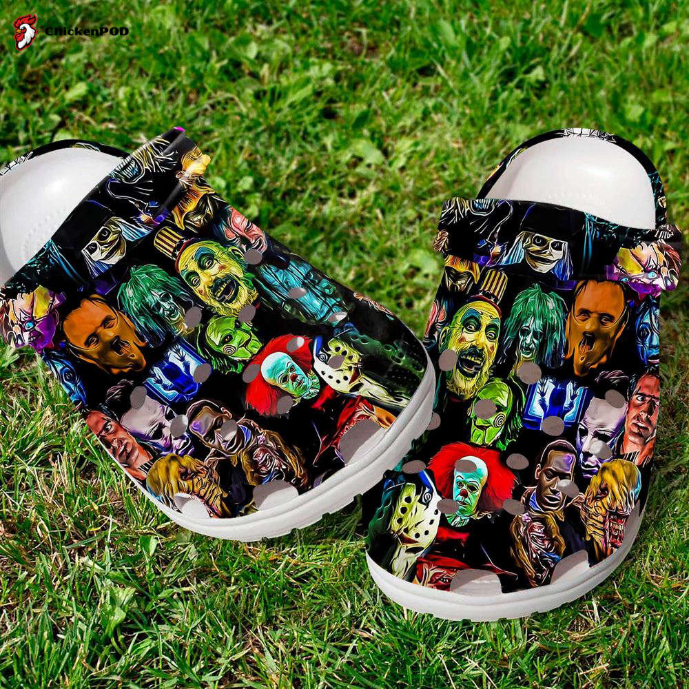 Halloween Horror Character Friends Shows Crocband Clogs