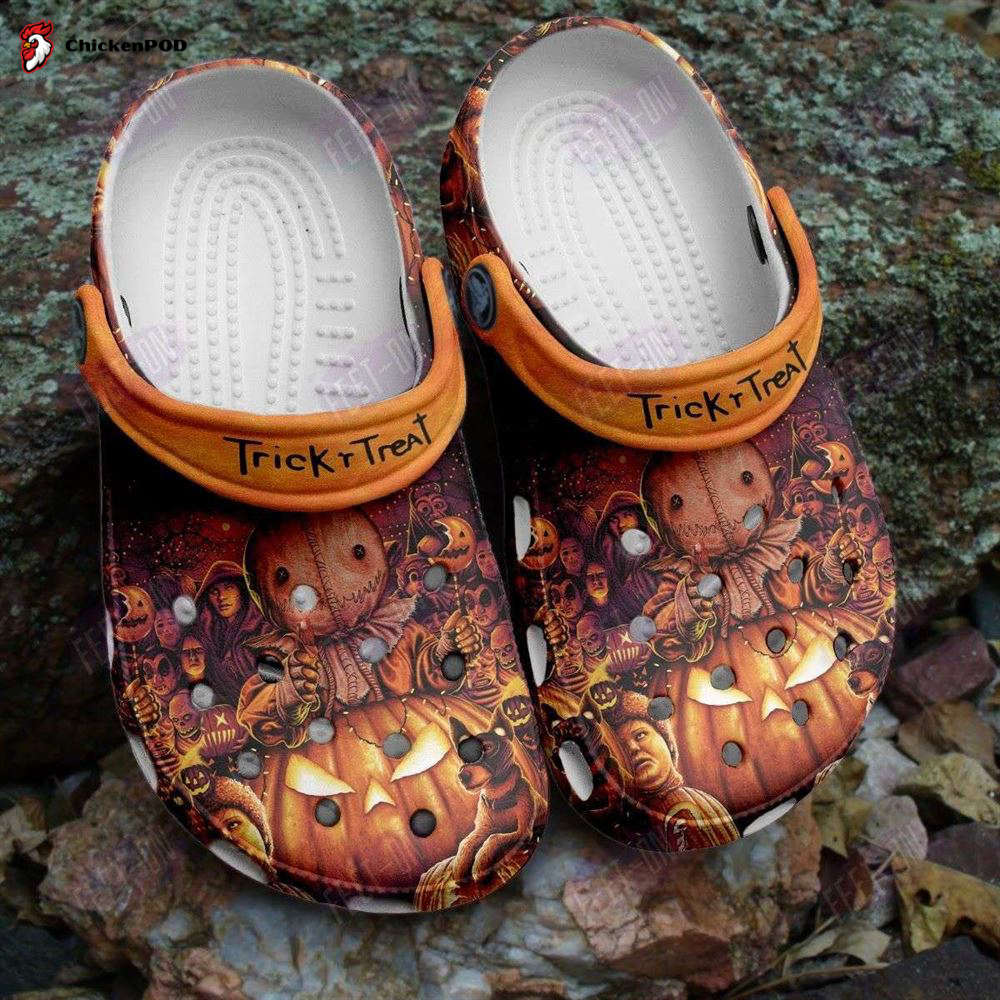 Halloween Floral Horror Villains Top Killer Characters Movie Crocband Clogs