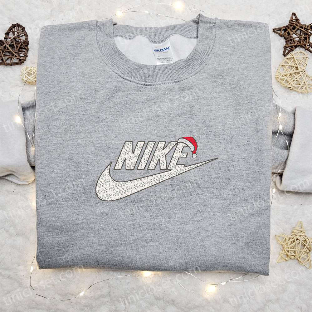 Xmas Nike Embroidered Shirt & Hoodie: Best Christmas Gift Ideas for Nike Inspired Fashion