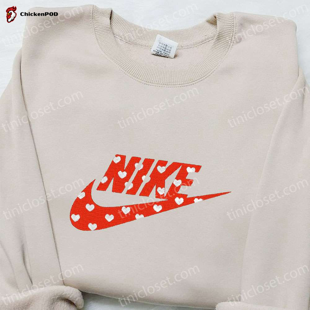 Custom Heart x Nike Embroidered Sweatshirt: Best Valentine’s Day Gift Idea