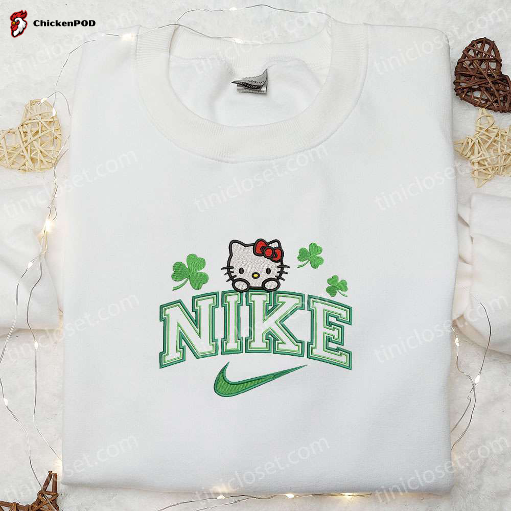 Hello Kitty Love Hearts x Nike: Valentine Embroidered Shirt & Hoodie Best Gift for Girlfriend