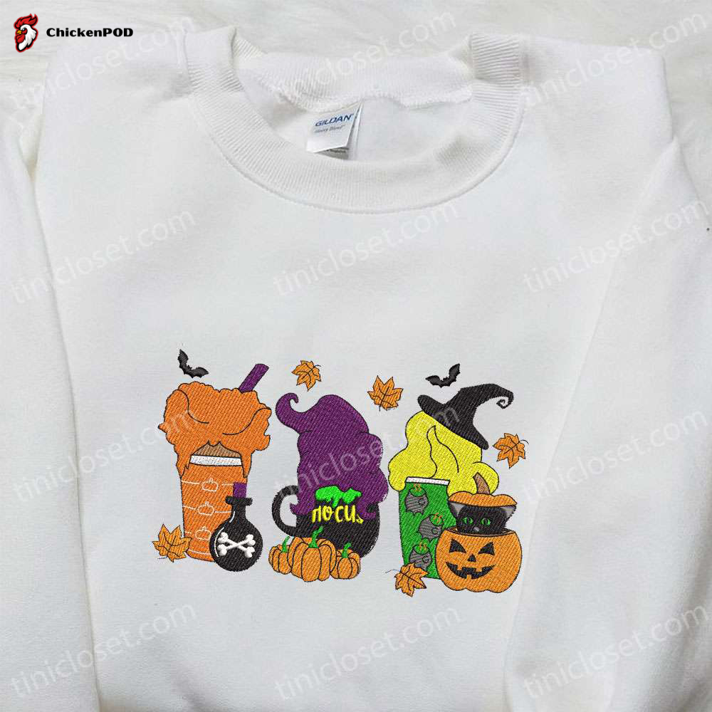 Hocus Pocus Fall Coffee Shirt & Happy Halloween Sweatshirt: Best Gifts for Halloween Lovers