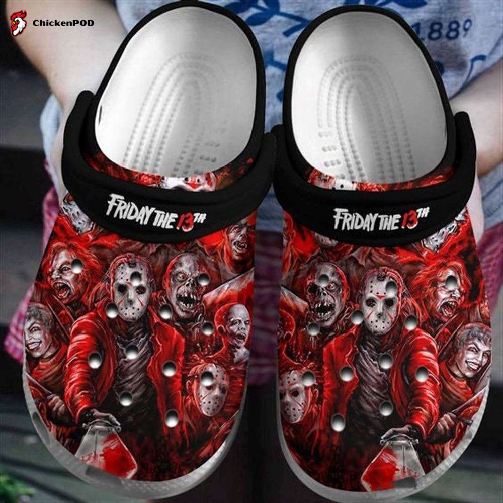 Horror Black Classic Clogs Crocs-Slippers Shoes