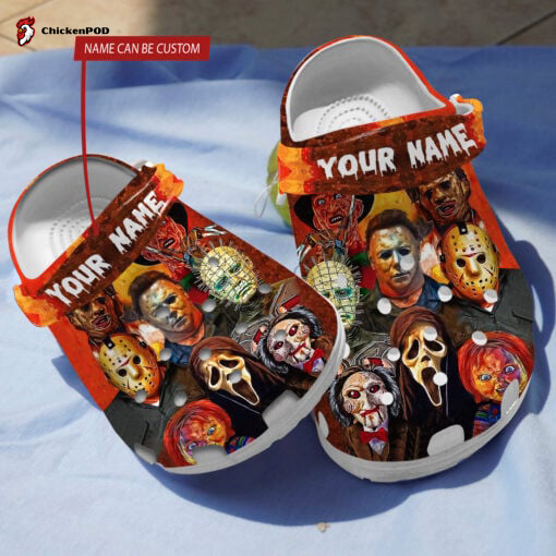 Horror Mask Custom Name Crocs-Slippers Crocband Clog Comfortable Water Shoes