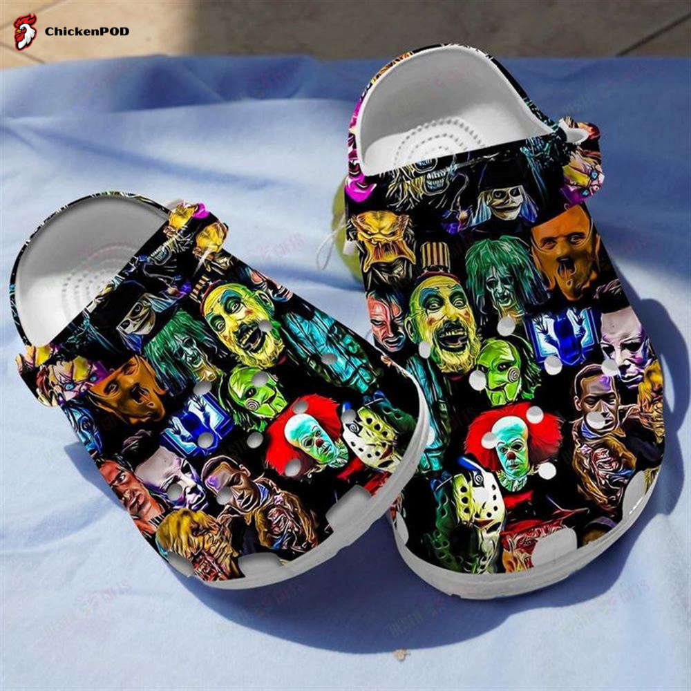 Jack Skellington Adults Kids Crocs-Slippers Shoes Crocband Clog, Shoes Clogs Gifts, Gift Birthday